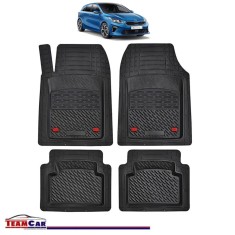 Covorase Auto TeamCar&reg; Tip Tavita Compatibile Kia Ceed Generatia III (2018+) Negru Material Rezistent