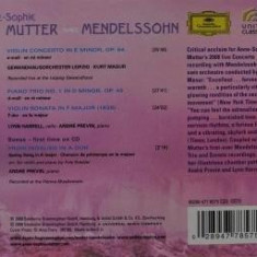 Mendelssohn - Violin Concerto Op.64; Piano Trio Op.49; Violin Sonata in F major (1838) | Anne-Sophie Mutter, Andre Previn, Lynn Harrell, Kurt Masur