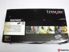 Cartus toner original Lexmark 12A7405 negru de capacitate mare pentru E321 E323 foto