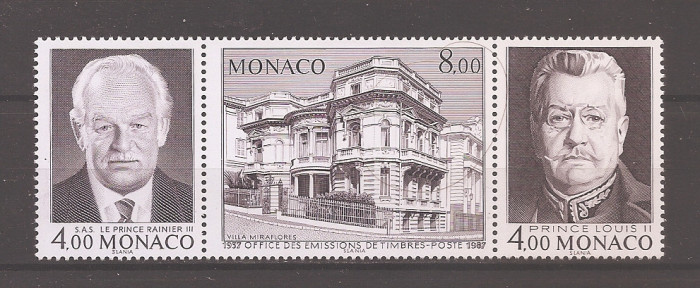 Monaco 1987 - 50 ani de Emitere de Timbre in Monaco, MNH