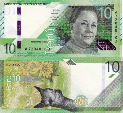 PERU 10 soles 2019 UNC!!! foto