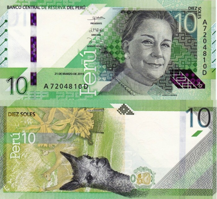 PERU 10 soles 2019 UNC!!!