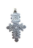 PANDANTIV VINTAGE ETNIC ETIOPIAN DE TIP CRUCE
