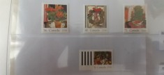Canada-Craciun 1987 ,arta,pictura- serie completa, nestampilate -MNH (W1)