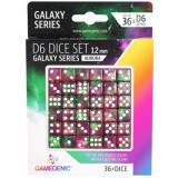 Set 36 Zaruri Gamegenic - Galaxy Series - D6 12 mm - Aurora