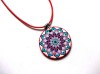 Colier lemn mandala 47042