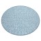 Covor sisal Loft 21198 Boho cerc fildeş argintiu albastru, cerc 160 cm