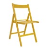 Scaun pliant Basic - cadru galben
