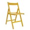 Scaun pliant Basic - cadru galben