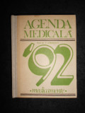 V. STROESCU - AGENDA MEDICALA. MEDICAMENTE (1992, editie cartonata)