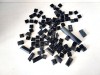 Lot taste de la tastatura computer, plastic negru - pentru proiecte DIY, upcycling, reciclare, proecte arta, instalatii