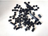 Lot taste de la tastatura computer, plastic negru - pentru proiecte DIY, upcycling, reciclare, proecte arta, instalatii