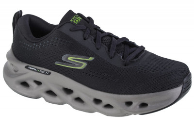Pantofi de alergat Skechers Go Run Swirl Tech 220303-BKLM negru foto