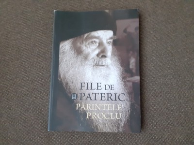 File de pateric. Parintele Proclu foto