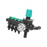 Distribuitor cu 4 cai pentru erbicidator 400L, cu manometru TA71