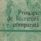 Principii de literatura comparata