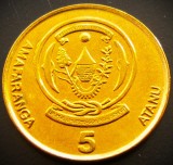 Cumpara ieftin Moneda exotica 5 AMAFARANGA - RWANDA, anul 2009 * cod 973 = UNC, Africa