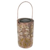 Lampa led cu incarcare solara 3000k maroccan leaves