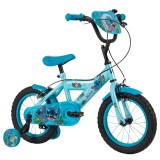 Bicicleta cu roti ajutatoare, Huffy, Disney Stitch, 14 inch, Blue