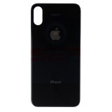 Capac Baterie iPhone XS, Compatibil, Negru (GRAY), Decupaj Camera Mare, Bulk