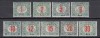 ROMANIA1919 EMISIUNEA ORADEA TAXE DE PLATA (PORTO) TIMBRE MAGHIARE SUPRATIPAR, Nestampilat