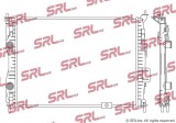 Radiator Nissan Qashqai 07-13, motor: 1.6, 587x452x18, SRLine, Aluminiu/ Plastic etansat mecanic, 21400JD000; 21400JD00B