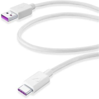 Cablu Date Super Fast Cellularline Extreme USB - Type C 1.2m Alb foto