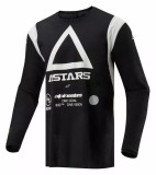 Tricou atv/cross Alpinestars Techdura, culoare negru/alb, marime XL Cod Produs: MX_NEW 29107875PE