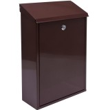 Cutie postala Vorel 78572, otel, 400x250x100mm, Maro, 2 chei