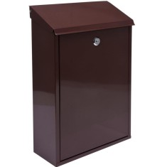 Cutie postala Vorel 78572, otel, 400x250x100mm, Maro, 2 chei