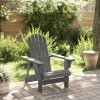 VidaXL Scaun Adirondack, gri, 69x85x90,5 cm, lemn masiv de brad