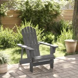 VidaXL Scaun Adirondack, gri, 69x85x90,5 cm, lemn masiv de brad