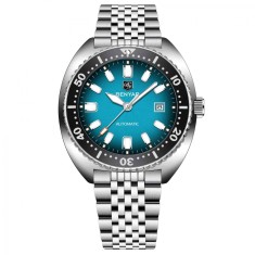 Ceas barbatesc BENYAR 5211, automatic, mecanic, cadran cu lumina nocturna, 5Bar, calendar complet, otel inoxidabil