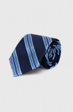 Michael Kors cravata de matase culoarea albastru marin