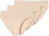 Set 3 Chiloti Dama Schiesser Bej, Bumbac &amp; Elastan, Marimea L (40) - Outlet