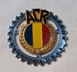 ACR - Automobil Clubul Roman - Medalie superba, placheta rara dimensiune 8 cm