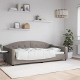 Cumpara ieftin Cadru de pat, gri taupe, 100 x 200 cm, material textil