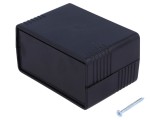 Carcasă ABS Neagră cu Panou 89x64x47mm