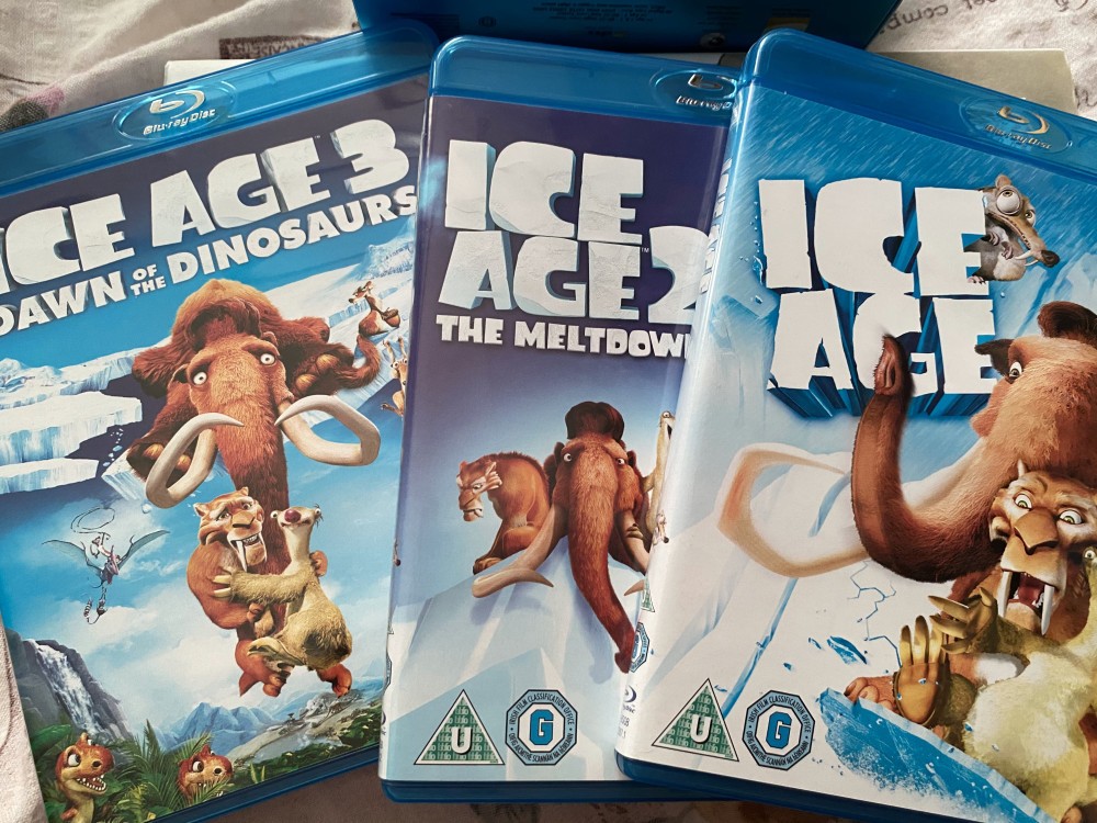 Ice Age Collection (1, 2, 3) (3 x BluRay, 3 X DVD, 3 x Digital