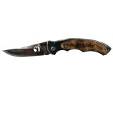 Cumpara ieftin Briceag Vanatoare Otel Inoxidabil Elk Ridge 19.5cm, Cutit Blocabil Maro, Drumetie, Pescuit, Camping