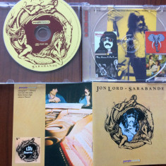jon lord sarabande cd disc muzica symphonic prog rock deep purple remastered NM