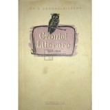 Ov. S. Crohmalniceanu - Cronici literare 1954-1956 (Editia: 1957)