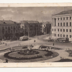 FS2 - Carte Postala - UCRAINA - Sevastopol , piata Nakhimov, circulata 1955