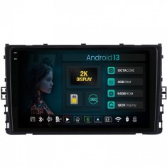 Navigatie 2K Volkswagen T-Cross (2018+) 4GB RAM Android 13 Octacore Slot Sim 4G DSP GPS Wi-FI Carplay Android Auto USB Bluetooth Waze Touchscreen 9.5