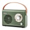 Radio retro cu difuzor Bluetooth Electromures EM 1005 VERDE, 1500 mAh, Autonomie 6 ore - NOU