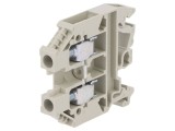 Conector &Icirc;mbinare Șine 6mm2 1 Borne Gri 1kV