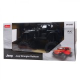 Masina cu telecomanda Jeep Wrangler JL Rastar, negru, scara 1:14