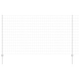 VidaXL &Icirc;ngrădire cu st&acirc;lpi Argintiu 1.4 x 10 m Oțel 3336173