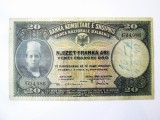 Rara! Albania 20 Franka/Franchi/Franci 1926 in stare buna la cel mai mic pret