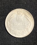 Moneda 250 lei 1940 argint